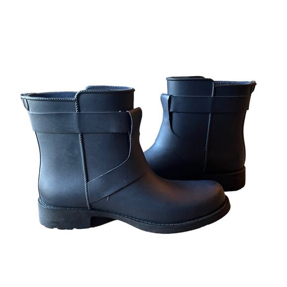 Gentle Souls by Kenneth Cole Best Fun Rain Boots Navy Size 8 Pull-On Ankle - Picture 2 of 8